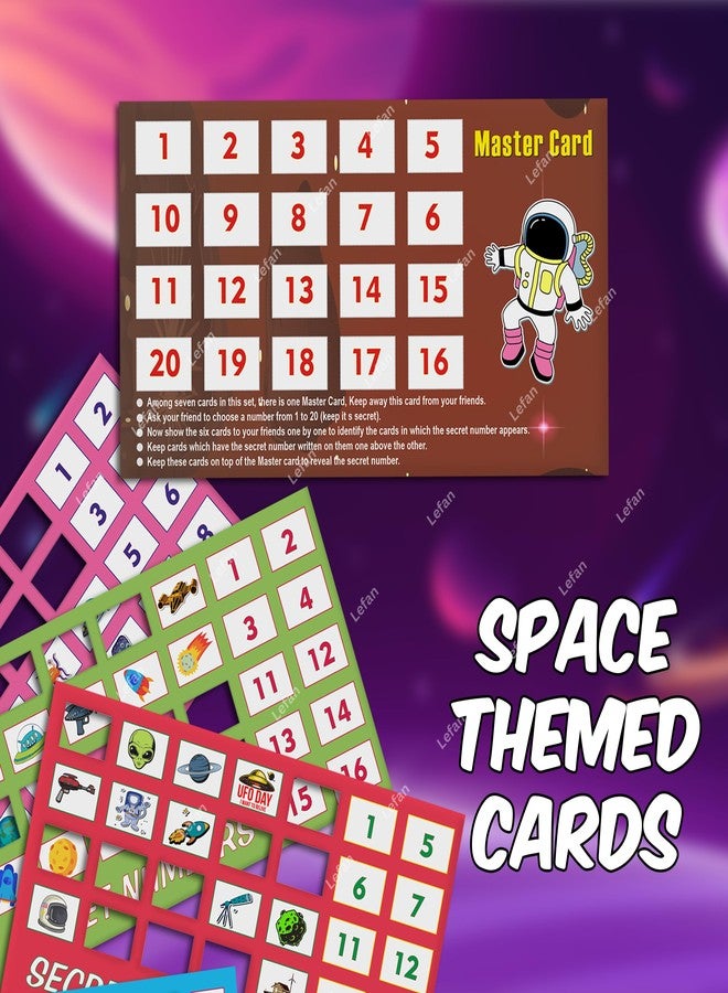 Lefan Secret Number Game Return Gifts for Kids Birthday Birthday Best Goody Bags for Party Return Gifts Bulk Items Children 4 5 6 7 8 Years Old Numbers Card Magic Trick, For Kids (10) - Image 5
